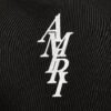 AMIRI LETTER LOGO HOODIE BLACK