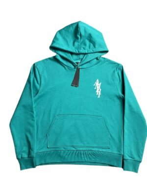 AMIRI LETTER LOGO HOODIE CERULEAN