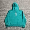 AMIRI LETTER LOGO HOODIE CERULEAN