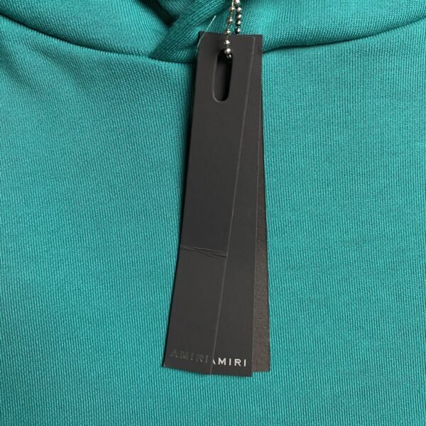 AMIRI LETTER LOGO HOODIE CERULEAN