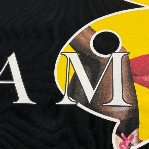 AMIRI PLAYBOY LOGO HOODIE BLACK YELLOW