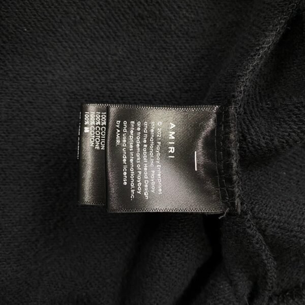 AMIRI PLAYBOY LOGO HOODIE BLACK YELLOW