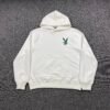 AMIRI PLAYBOY LOGO HOODIE WHITE GREEN