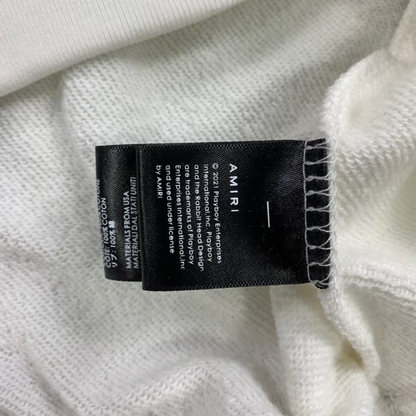 AMIRI PLAYBOY LOGO HOODIE WHITE GREEN