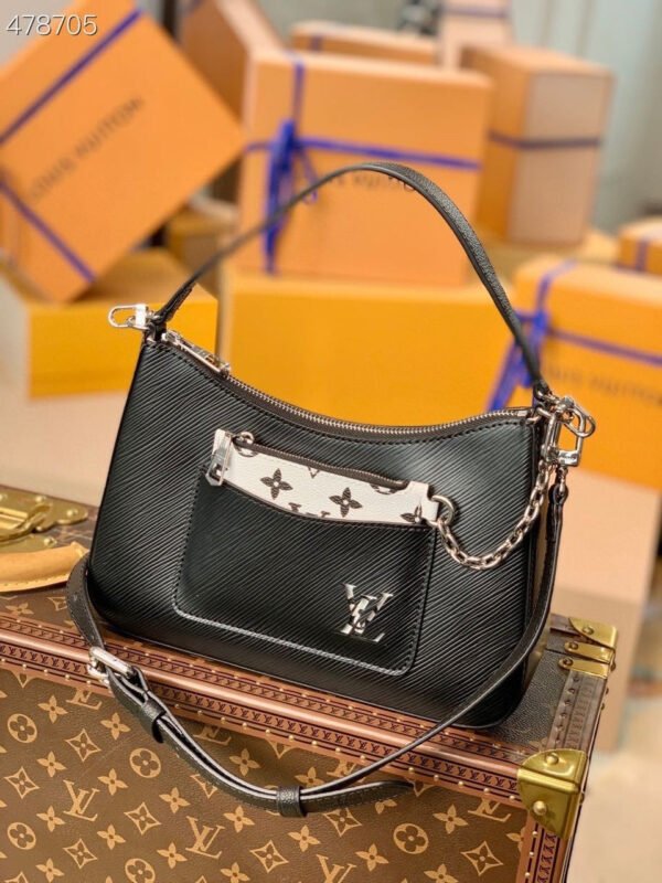 B5B988FF-A88D-4F1A-9AB1-D9E18615D8C7-54997-1624382577 LV Marelle Tote MM Epi Black For Women, Women¡¯s Handbags, Shoulder And Crossbody Bags 11.8in/30cm LV M59954