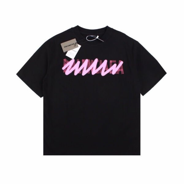 BALENCIAGA GRAFFITI LOGO T-SHIRT BLACK