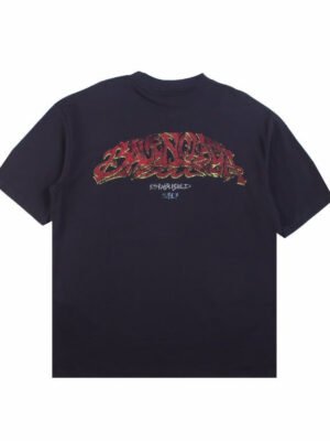 BALENCIAGA GRAFFITI T-SHIRT BLACK