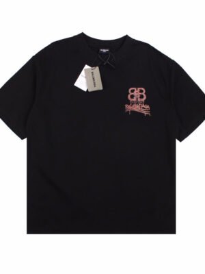 BALENCIAGA LOGO T-SHIRT BLACK