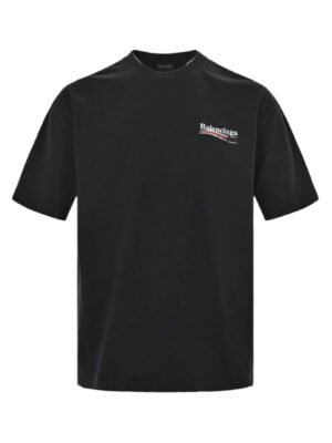 BALENCIAGA POLITICAL CAMPAIGN T-SHIRT BLACK