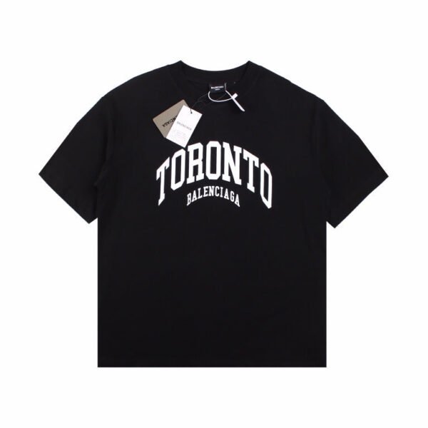 BALENCIAGA TORONTO LOGO T-SHIRT BLACK