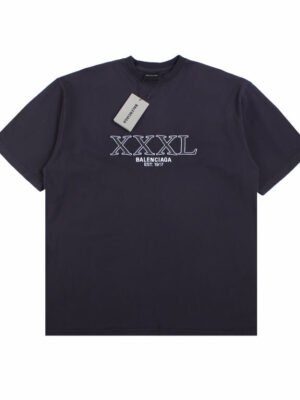 BALENCIAGA XXXL LOGO T-SHIRT BLACK