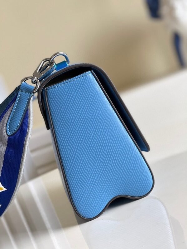 LV Twist MM Epi Blue For Women, Women¡¯s Handbags, Shoulder And Crossbody Bags 9.1in/23cm LV