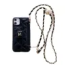 Luxury Wallet iPhone Case With Hand /Crossbody Chain