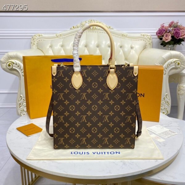 LV Sac Plat PM Monogram Canvas For Women, Women¡¯s Handbags, Shoulder And Crossbody Bags 11.8in/30cm LV M45848