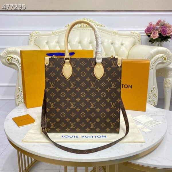 LV Sac Plat PM Monogram Canvas For Women, Women¡¯s Handbags, Shoulder And Crossbody Bags 11.8in/30cm LV M45848