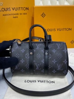 LV Keepall XS Monogram Eclipse Canvas For Men, Bags, Shoulder And Crossbody Bags 8.3in/21cm LV M45947