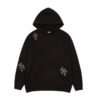 CHROME HEARTS BLACK CROSS PATCH HOODIE BLACK