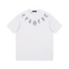 CHROME HEARTS GLITTER GRAPHIC T-SHIRT WHITE