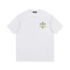 CHROME HEARTS GOLDEN CROSS LOGO T-SHIRT WHITE