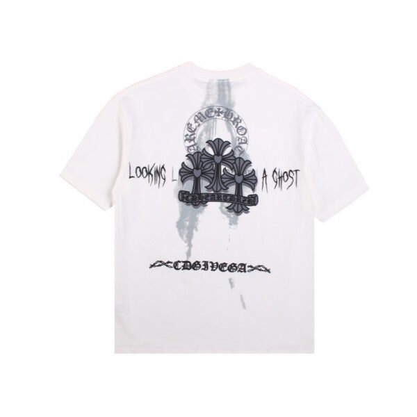 CHROME HEARTS "LOOKING LIKE A GHOST" T-SHIRT WHITE