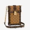 Capture-1-1 LV Pochette Trunk Verticale Monogram Reverse With Monogram Canvas For Women, WoChain Wallet 6.9in/18cm LV M67873