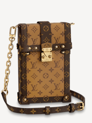 LV Pochette Trunk Verticale Monogram Reverse With Monogram Canvas For Women, WoChain Wallet 6.9in/18cm LV M67873