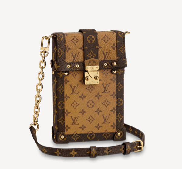 Capture-1-1 LV Pochette Trunk Verticale Monogram Reverse With Monogram Canvas For Women, WoChain Wallet 6.9in/18cm LV M67873