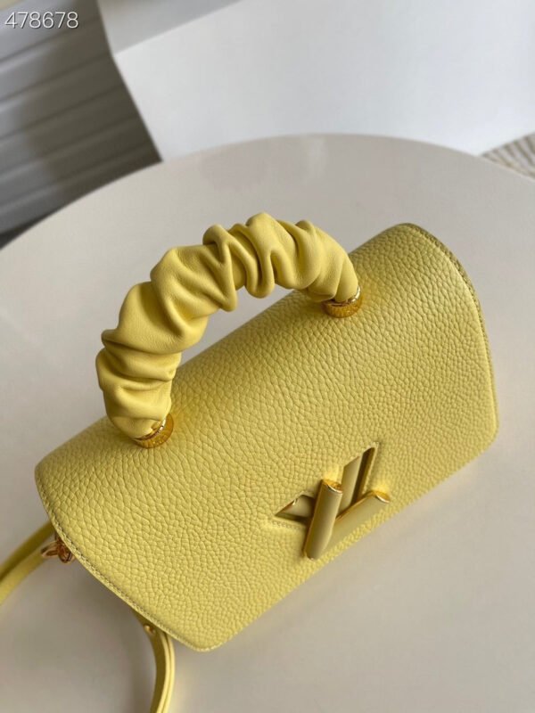 LV Twist MM Ginger Yellow For Women, Women¡¯s Handbags, Shoulder And Crossbody Bags 9.1in/23cm LV
