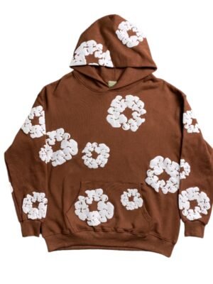 DENIM TEARS COTTON WREATH HOODIE BROWN
