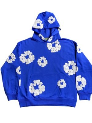 DENIM TEARS COTTON WREATH HOODIE DEEP BLUE