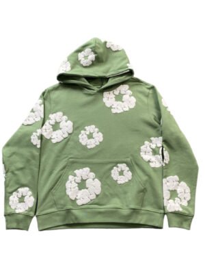 DENIM TEARS COTTON WREATH HOODIE LIGHT GREEN