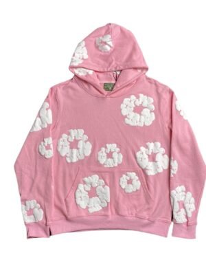 DENIM TEARS COTTON WREATH HOODIE PINK