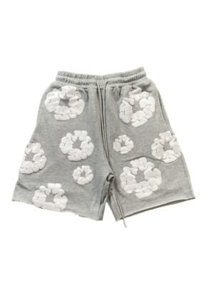 DENIM TEARS COTTON WREATH SHORTS GREY