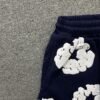 DENIM TEARS COTTON WREATH SHORTS NAVY