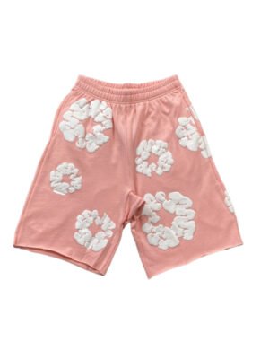 DENIM TEARS COTTON WREATH SHORTS PEACH
