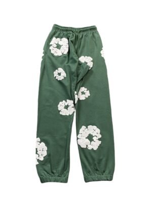 DENIM TEARS COTTON WREATH SWEATPANTS GREEN