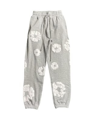 DENIM TEARS COTTON WREATH SWEATPANTS GREY