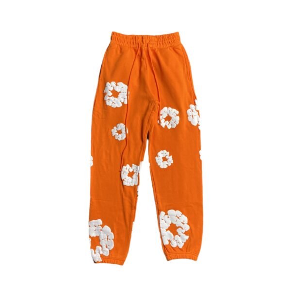 DENIM TEARS COTTON WREATH SWEATPANTS ORANGE