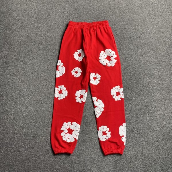 DENIM TEARS COTTON WREATH SWEATPANTS RED