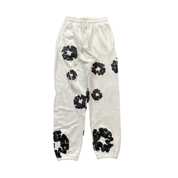 DENIM TEARS COTTON WREATH SWEATPANTS WHITE