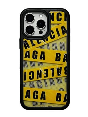 BB Yellow & Red iPhone Case