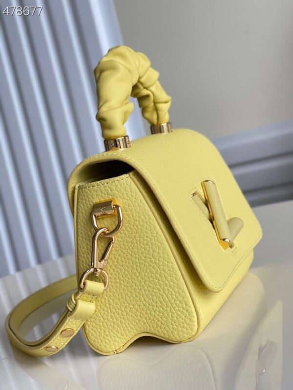 LV Twist PM Ginger Yellow For Women, Women¡¯s Handbags, Shoulder And Crossbody Bags 7.1in/18cm LV M58571