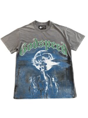 GODSPEED AMIGOS T-SHIRT WASHED GREY