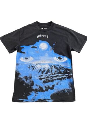 GODSPEED HILLS HAVE EYES T-SHIRT WASHED BLACK