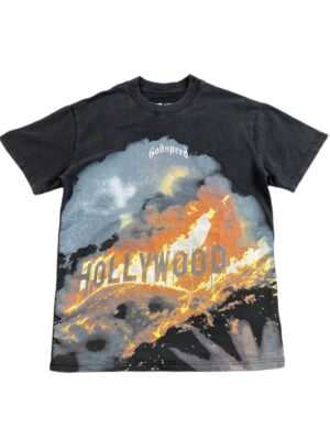 GODSPEED HOLLYWEIRD T-SHIRT WASHED BLACK