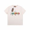 GUCCI x BALENCIAGA DRIP LOGO T-SHIRT CREAM