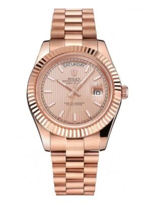 Rolex Day-Date Rose Gold Dial Men 41MM