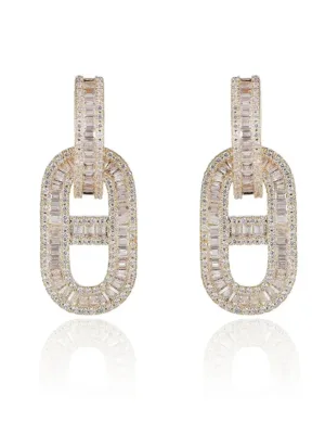 18K Diamonds H Earrings