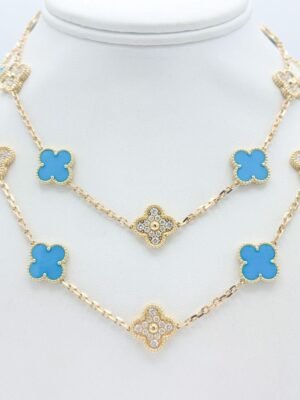 18K Vintage Alhambra 20 Motifs Long Necklace