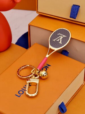tennis racket LV keychain